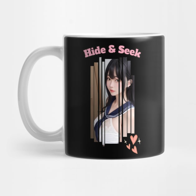 Hide & Seek Anime Girl by Clicks Clothes